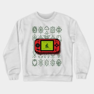 Press Start To Play Press Pause To Adult Crewneck Sweatshirt